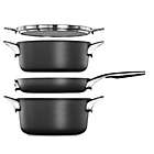 Alternate image 1 for Calphalon&reg; Premier&trade; Space Saving Hard Anodized Nonstick 5 qt. Dutch Oven with Lid