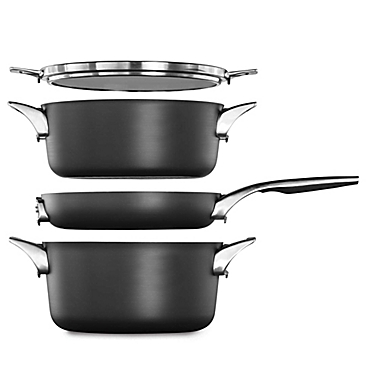Calphalon&reg; Premier&trade; Space Saving Hard Anodized Nonstick 5 qt. Dutch Oven with Lid. View a larger version of this product image.