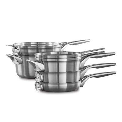 Calphalon Premier Space Saving Stainless Steel 8 Piece Cookware Set   134723962494731p