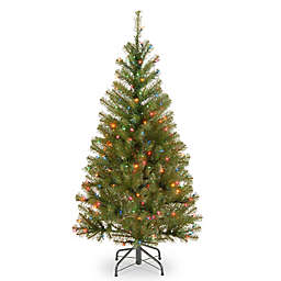 National Tree Company 4-Foot Pre-Lit Aspen Spruce Artificial Christmas Tree