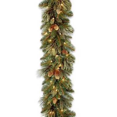 National Tree Company 9-Foot Pre-Lit LED Carolina Pine Garland. View a larger version of this product image.