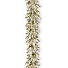 Alternate image 0 for National Tree Company 9-Foot Pre-Lit Snowy Sheffield Spruce Garland