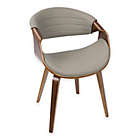 Alternate image 0 for LumiSource Symphony Accent Chair in Walnut/Grey