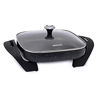 Starfrit the Rock&trade; 12-Inch Electric Skillet in Black. View a larger version of this product image.