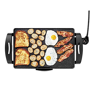 Starfrit the Rock&trade; 19-Inch x 13-Inch Electric Griddle in Black. View a larger version of this product image.