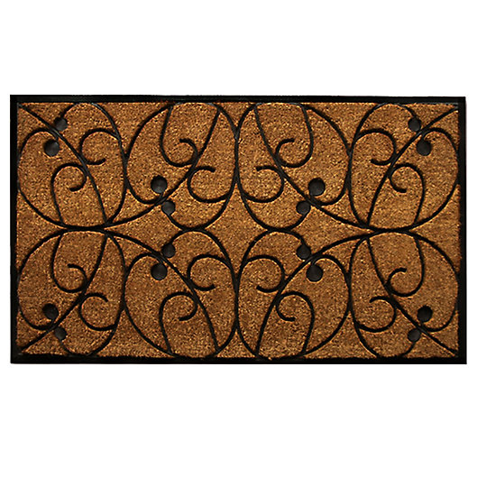 Alternate image 1 for Home & More Applegate 24-Inch x 36-Inch Door Mat in Natural/Black