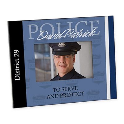 Police 4-Inch x 6-Inch Picture Frame