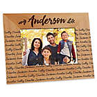 Alternate image 0 for Cozy Home Repeating Name 4-Inch x 6-Inch Picture Frame
