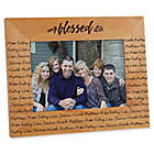 Alternate image 0 for Cozy Home Repeating Name 5-Inch x 7-Inch Picture Frame