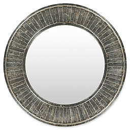 Surya Eliza 40-Inch Square Wall Mirror in Silver