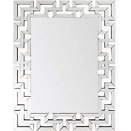 Surya Risley 45-Inch x 35.5-Inch Wall Mirror in Silver