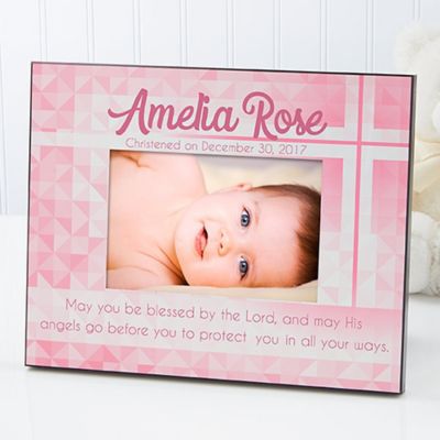May You be Blessed 4-Inch x 6-Inch Christening Picture Frame
