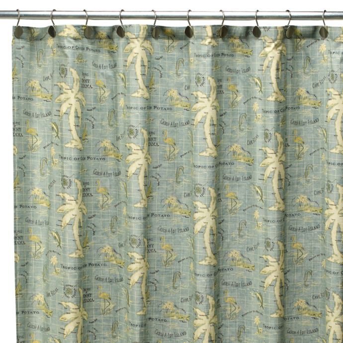 Tommy Bahama® Island Song 72Inch x 72Inch Fabric Shower Curtain Bed