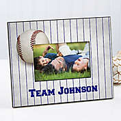 His Team 4-Inch x 6-Inch Baseball Picture Frame