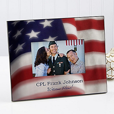 American Flag 4-Inch x 6-Inch Picture Frame. View a larger version of this product image.