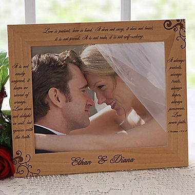 Love is Patient 8-Inch x 10-Inch Picture Frame. View a larger version of this product image.