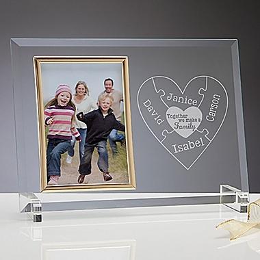 Together We Make A Family Engraved Picture Frame. View a larger version of this product image.