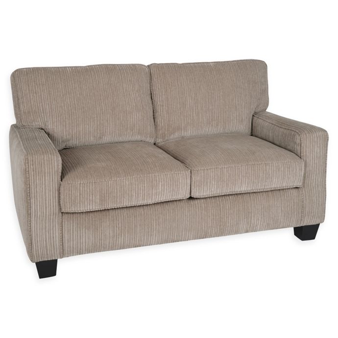 Serta® Palisades 61-Inch Linen Loveseat | Bed Bath & Beyond