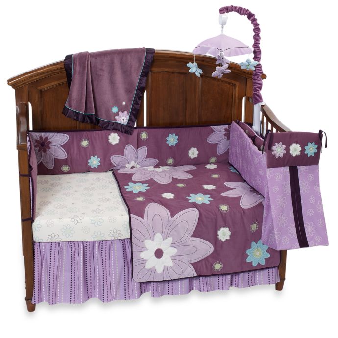 Nojo Plum Dandy 6 Piece Crib Bedding And Accessories Buybuy Baby