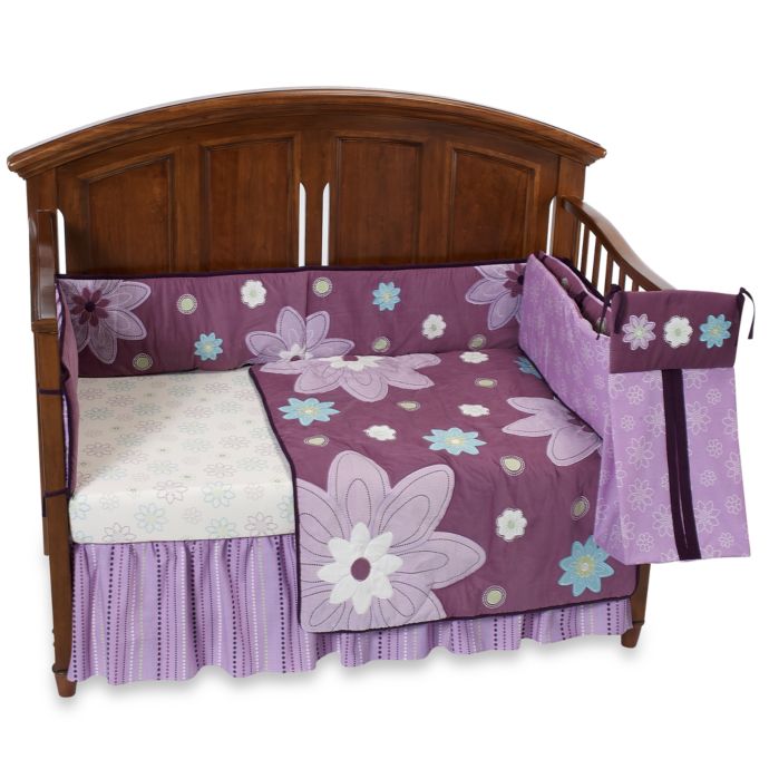 NoJo® Plum Dandy 6-Pice Crib Bedding and Accessories | Bed ...