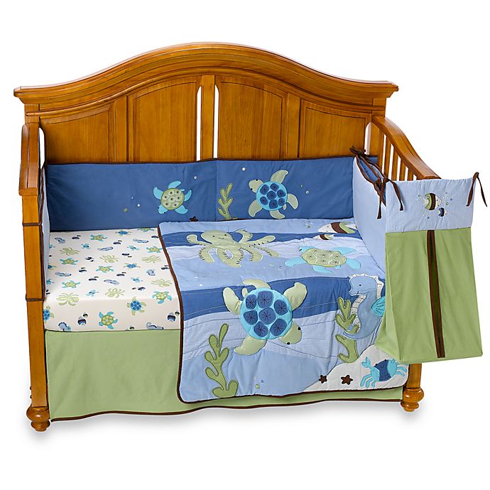 NoJo® Sea Babies 6Piece Crib Bedding Set, 100 Cotton