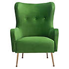Alternate image 1 for TOV Furniture Ethan Velvet Chair in Green