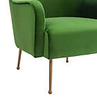 Alternate image 3 for TOV Furniture Ethan Velvet Chair in Green