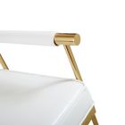 Alternate image 3 for TOV Furniture Diva Faux Leather Bench in White