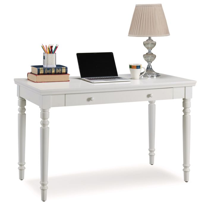 Leick Home Cottage Laptop Desk In White Bed Bath Beyond