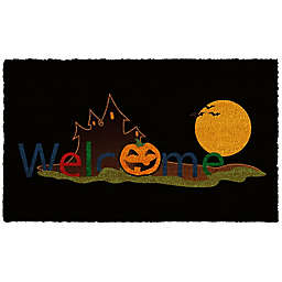 Home & More Halloween Welcome 17-Inch x 29-Inch Multicolor Door Mat