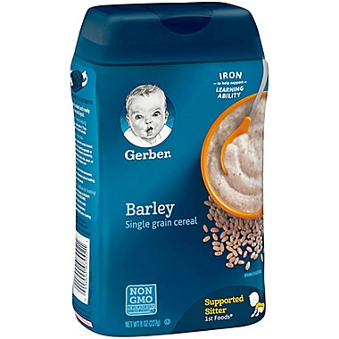 Gerber&reg; 8 oz. Single Grain Barley Cereal. View a larger version of this product image.