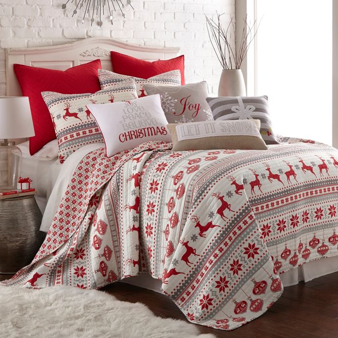 Levtex Home Snowflake Reversible Quilt Set Bed Bath Beyond