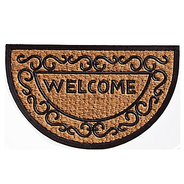 Home & More Nina 18-Inch x 30-Inch Door Mat in Natural/Black. View a larger version of this product image.