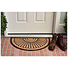 Alternate image 1 for Home & More Nina 18-Inch x 30-Inch Door Mat in Natural/Black
