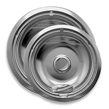 Range Kleen&reg; &nbsp;2-Pack Style A Drip Pan in Chrome. View a larger version of this product image.