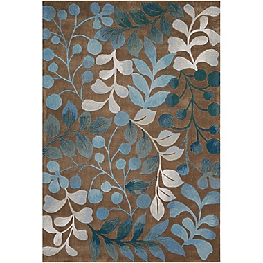 Nourison Contour 3&#39;6&quot; x 5&#39;6&quot; Hand Tufted Area Rug in Mocha. View a larger version of this product image.
