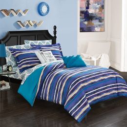 White Comforter With Blue Trim Bed Bath Beyond