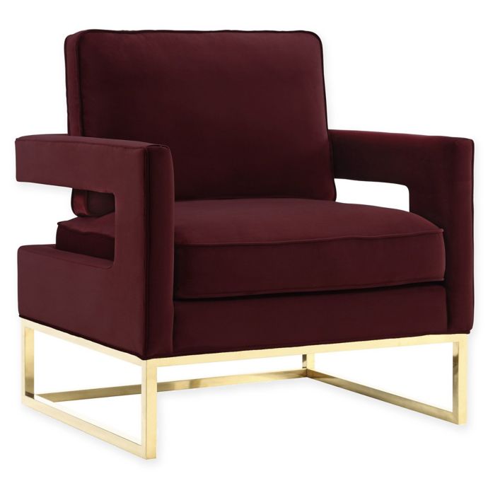 TOV Furniture Avery Velvet Club Chair | Bed Bath & Beyond