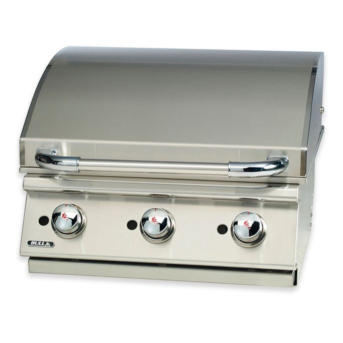 Bull Built In 3 Burner Natural Gas Griddle In Stainless Steel