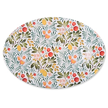 Country Orchard Melamine Oval Platter. View a larger version of this product image.