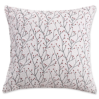 Levtex Home Miracle European Pillow Shams in Red/White (Set of 2). View a larger version of this product image.