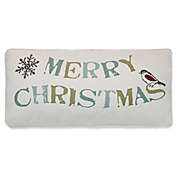 Levtex Home Miracle "Merry Christmas" Throw Pillow in White