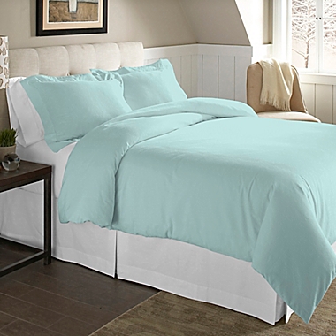 Pointehaven 200 GSM 2-Piece Twin/Twin XL Duvet Cover Set in Lagoon. View a larger version of this product image.