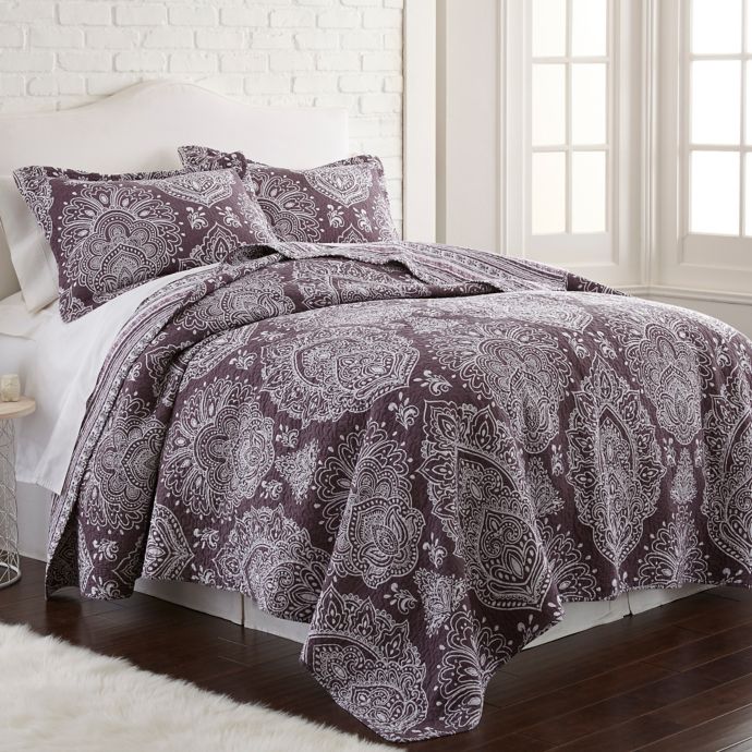 Pacific Coast Textiles Mandala Reversible Quilt Set Bed Bath And