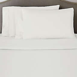 Pointehaven 170 GSM Solid Flannel Twin XL Sheet Set in Ivory