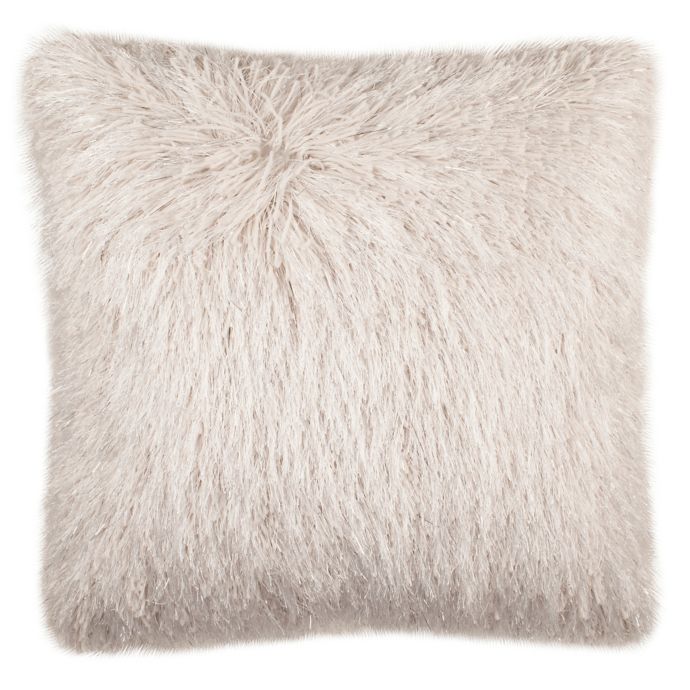 Safavieh Shag Modish Square Throw Pillow Bed Bath Beyond