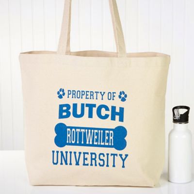 dog canvas bag