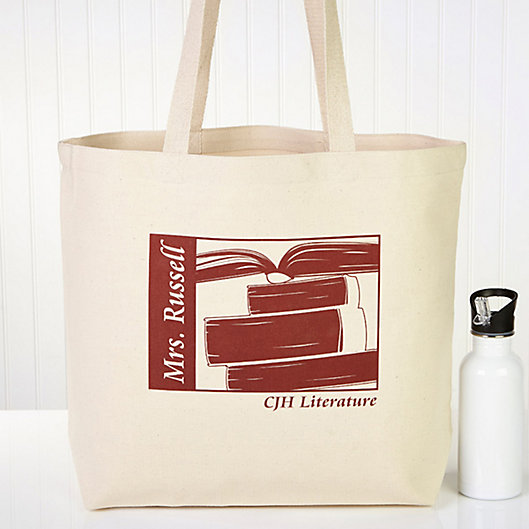 Alternate image 1 for Teaching Professions Canvas Tote Bag
