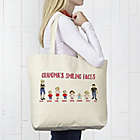 Alternate image 1 for Grandchildren Character Canvas Tote Bag