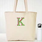 Alternate image 0 for Choose Your Colors Embroidered Ladies Canvas Beach Tote Bag